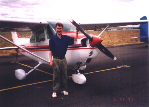 Dave Cochran on the ground at Vista Field.