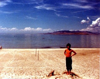 Dave Valaer at the Great Salt Lake.