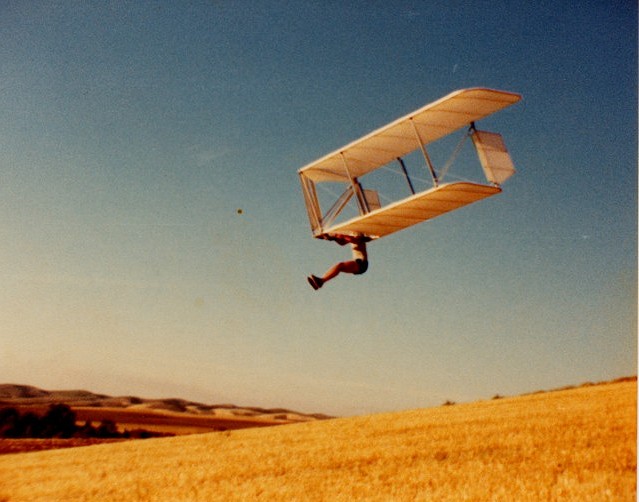 Easy Riser maiden flight; August, 1982.