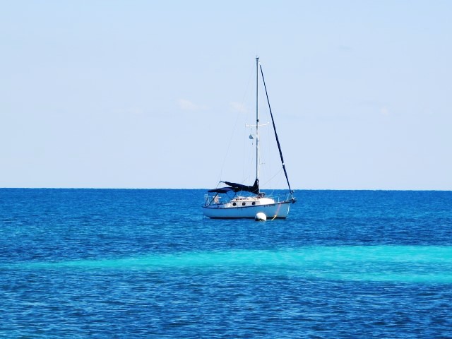 On the mooring ball at Loggerhead Key.