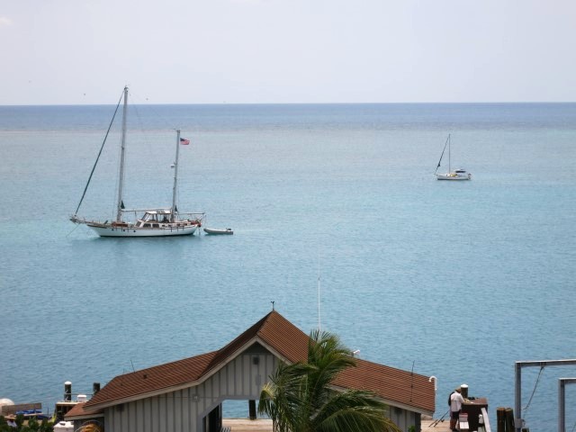 The little one is mine.  I was the smallest boat in the harbor all week.