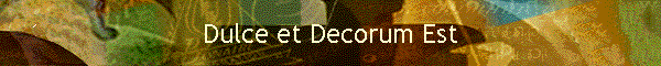 Dulce et Decorum Est