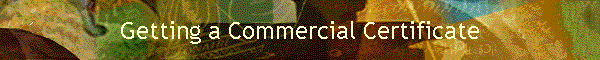 Getting a Commercial Certificate