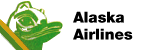 One of several versions of the Alaska Airlines logo.
